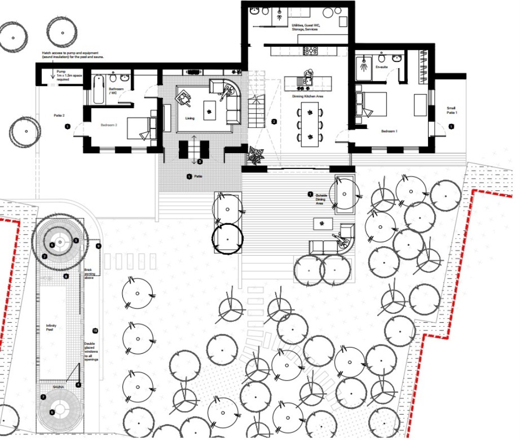 Lot: 3 - FREEHOLD RESIDENTIAL DEVELOPMENT SITE WITH PLANNING PERMISSION - Floorplan